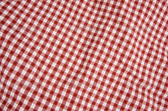 Red and white picnic outlet blanket